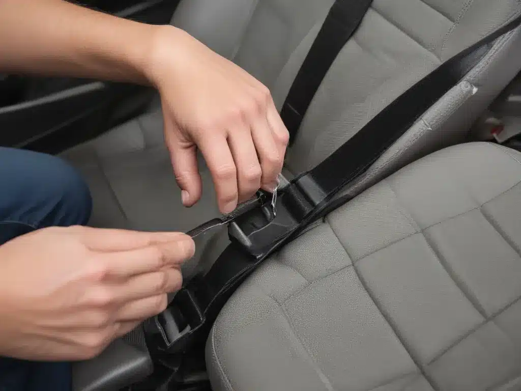 How To Fix a Jammed Seat Track or Seat Belt