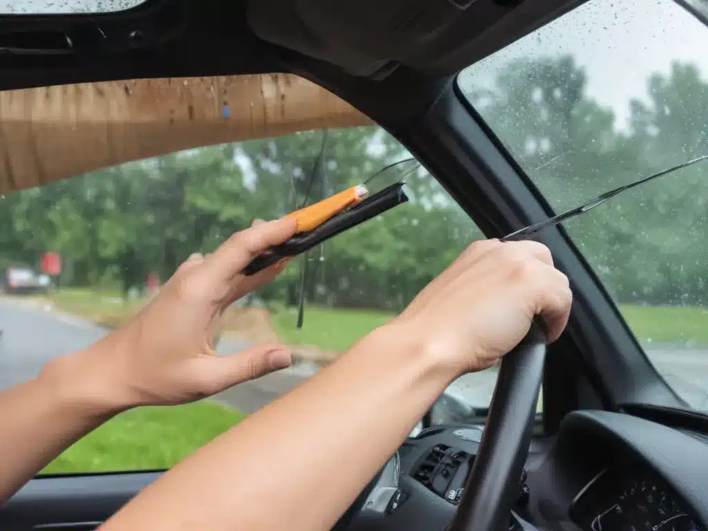 How to Change Your Windshield Wiper Blades