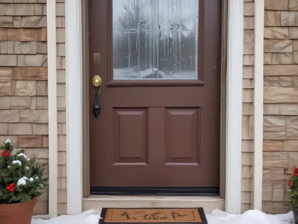 Keep Rain and Snow Out With Fresh Door and Window Seals