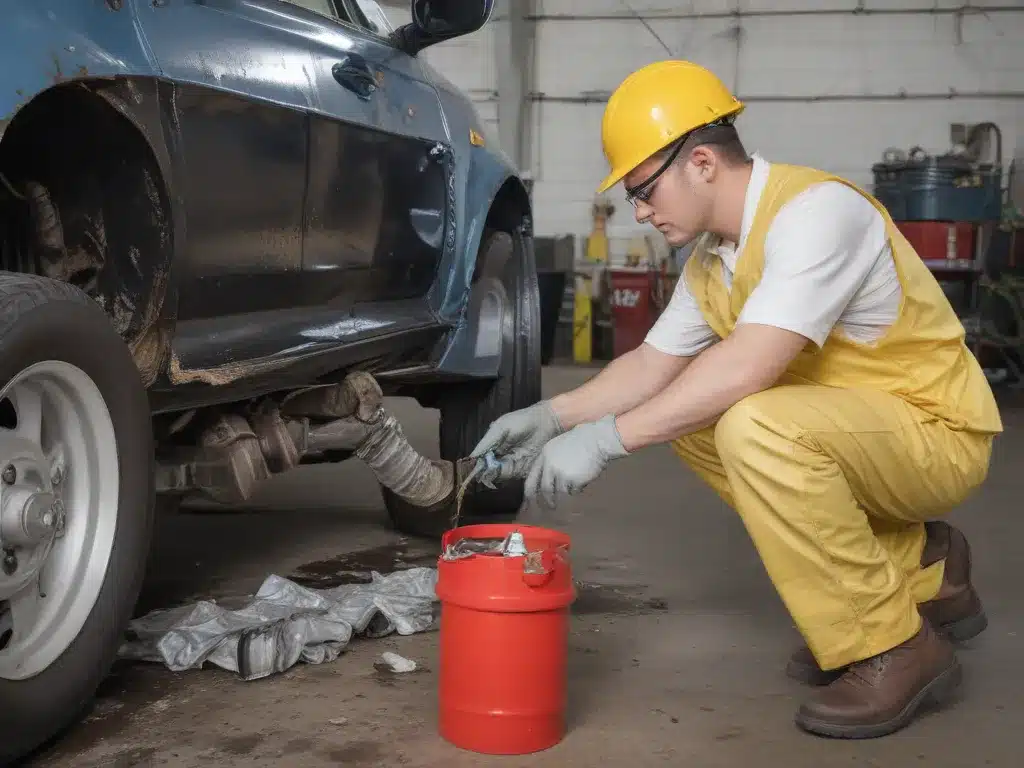 Minimizing Hazardous Waste from Car Repairs