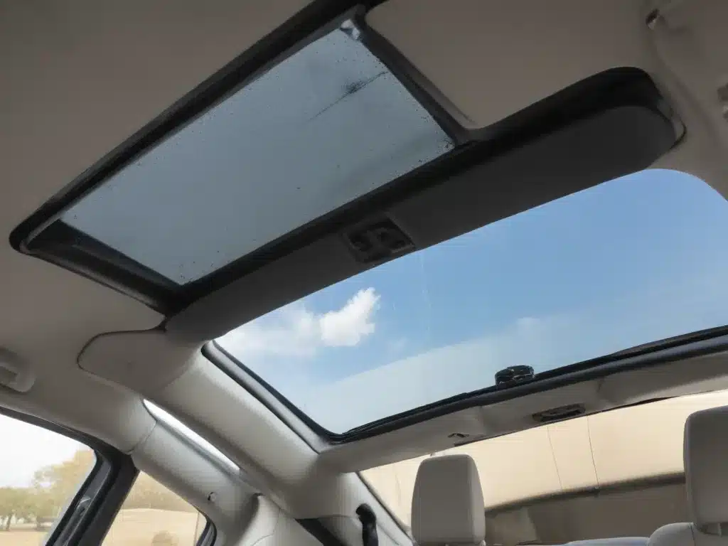 Sunroof Leaks – Finding the Source and How To Fix Them