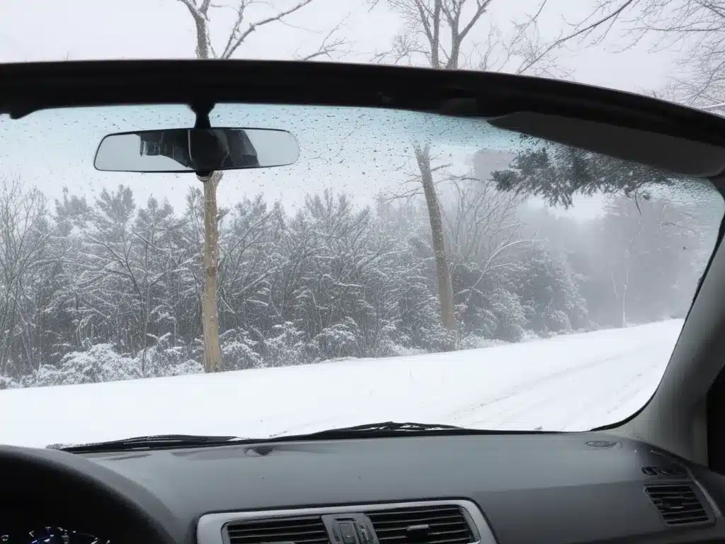 Winter Wiper Blade Check for Clear Vision